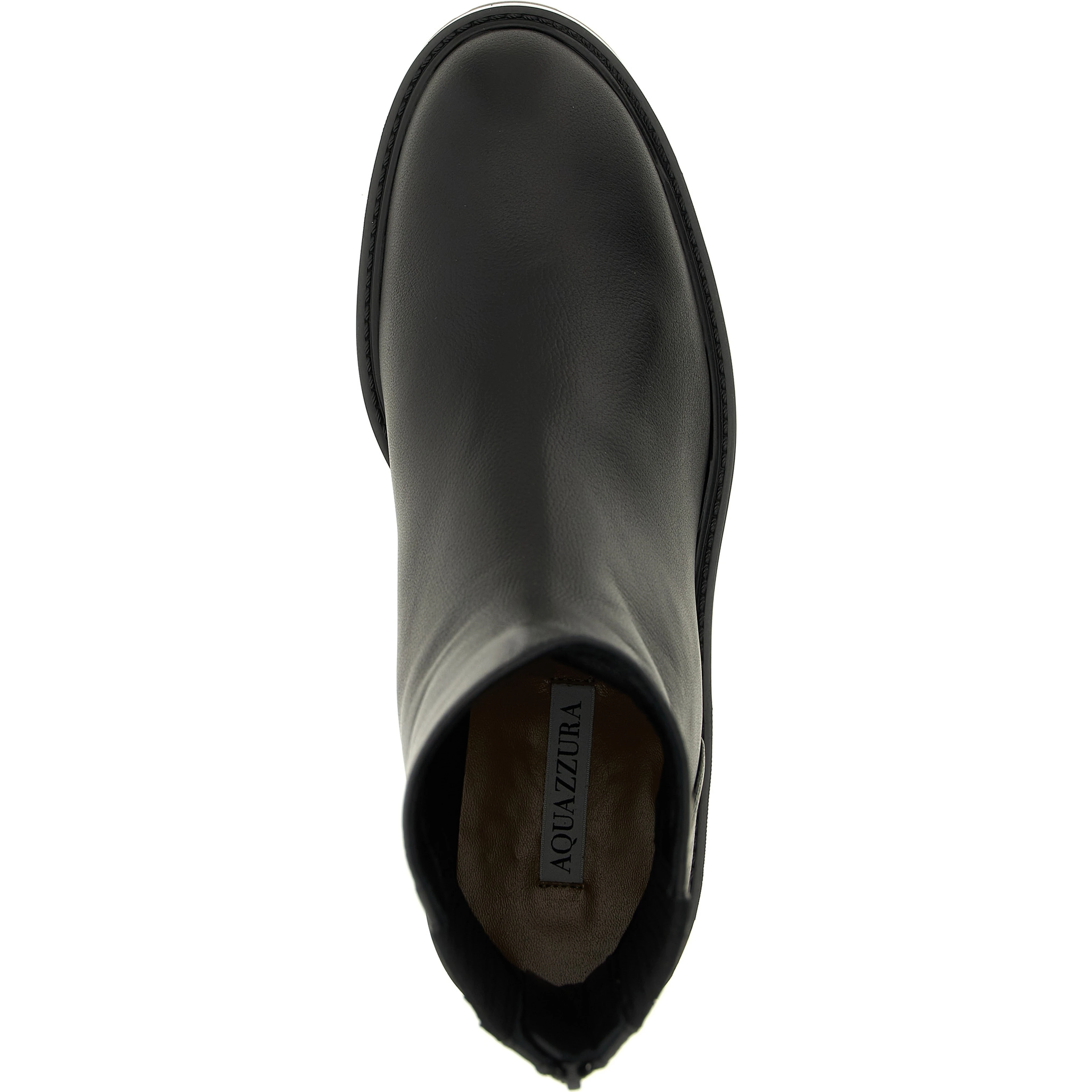 Black Calfskin Ankle Boots
