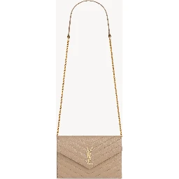 "Envelope Cassandre" mini pouch with chain