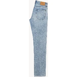 Denim straight jeans