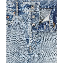 Denim straight jeans