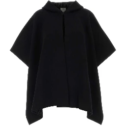 PONCHO FF JACQUARD CASHMERE