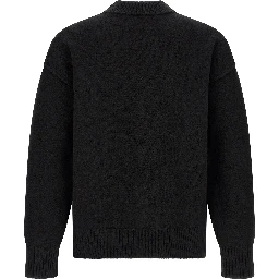 Black Wool Cardigan