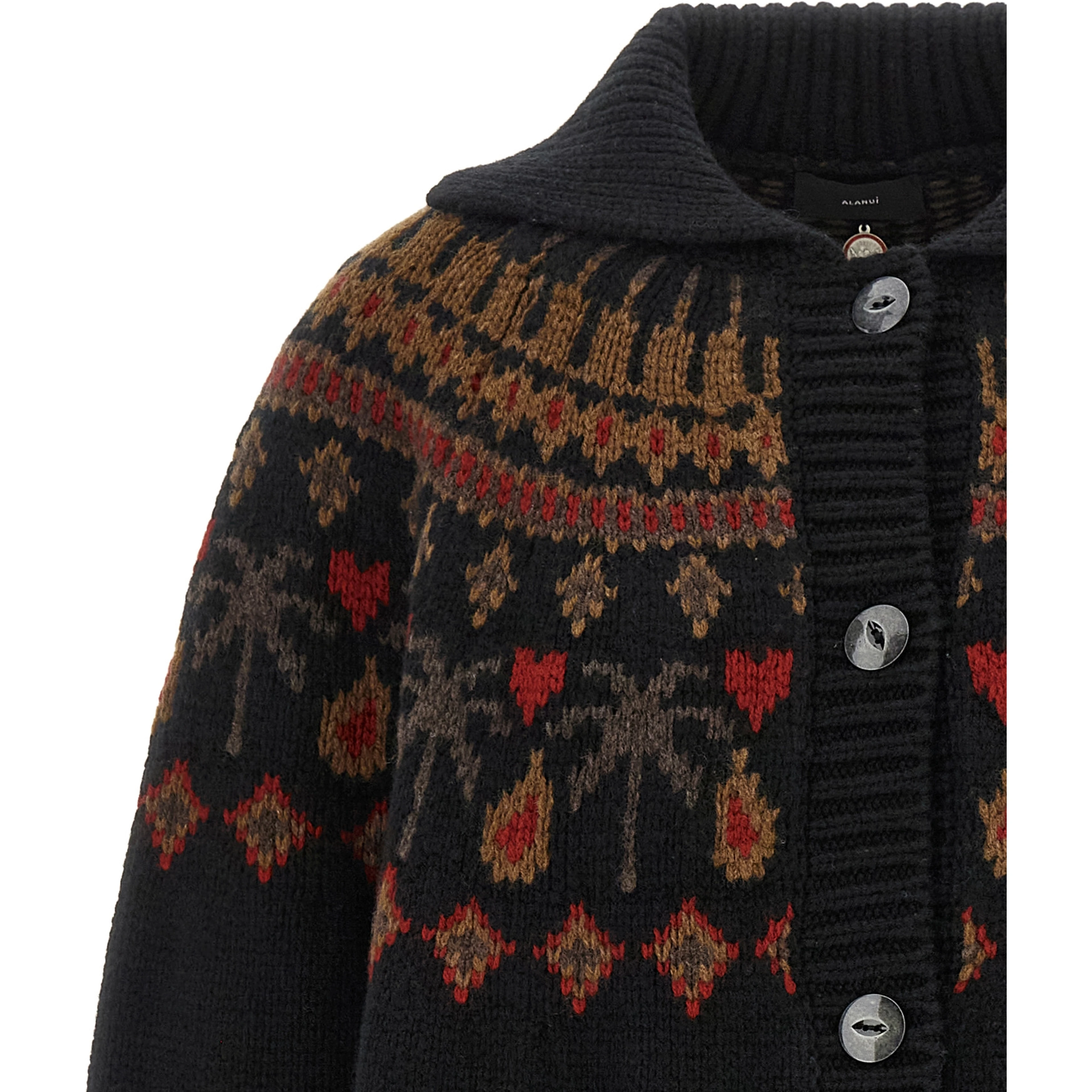 Multicolor Virgin Wool Cardigan