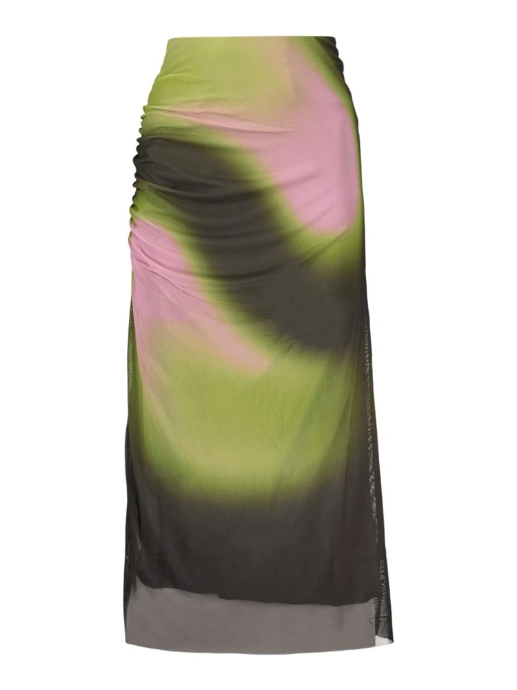 Verde Polyester Women's Skirt