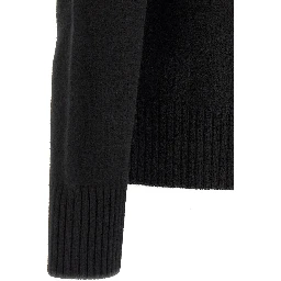 Black Wool Cardigan