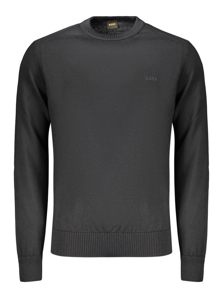 Black Wool Sweatshirt