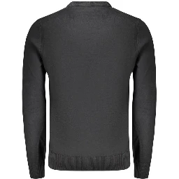 Black Wool Sweatshirt