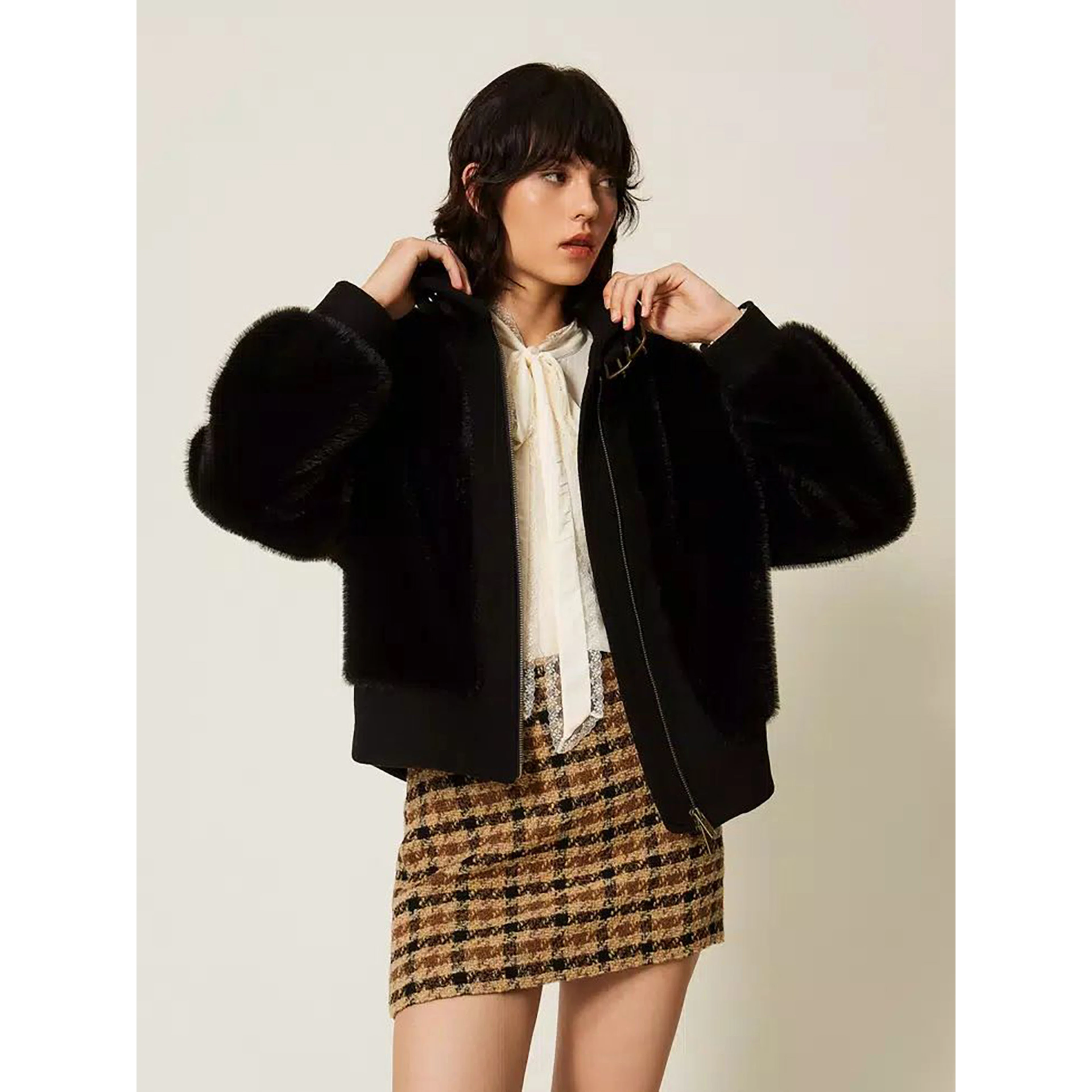 TWINSET fur coat