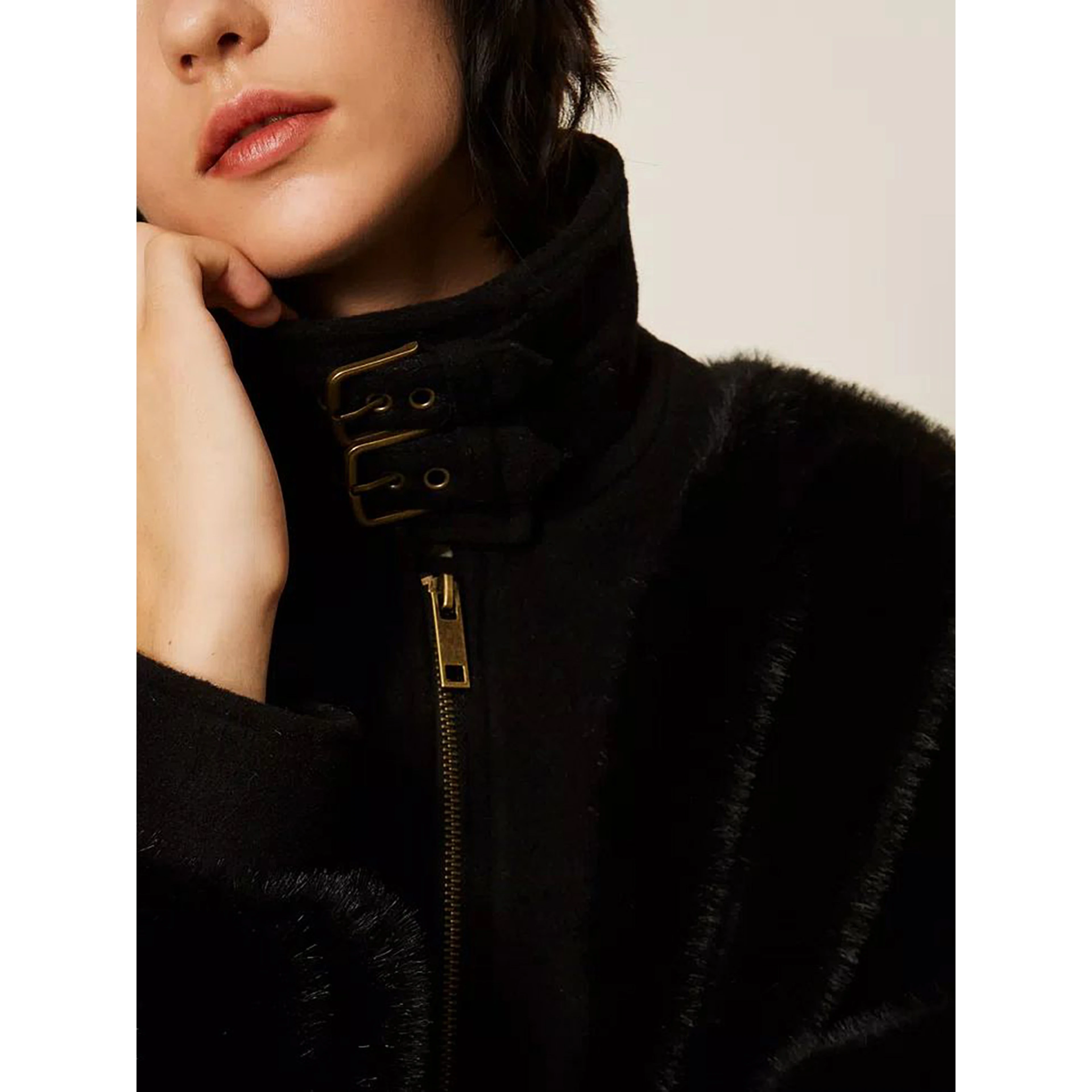 TWINSET fur coat