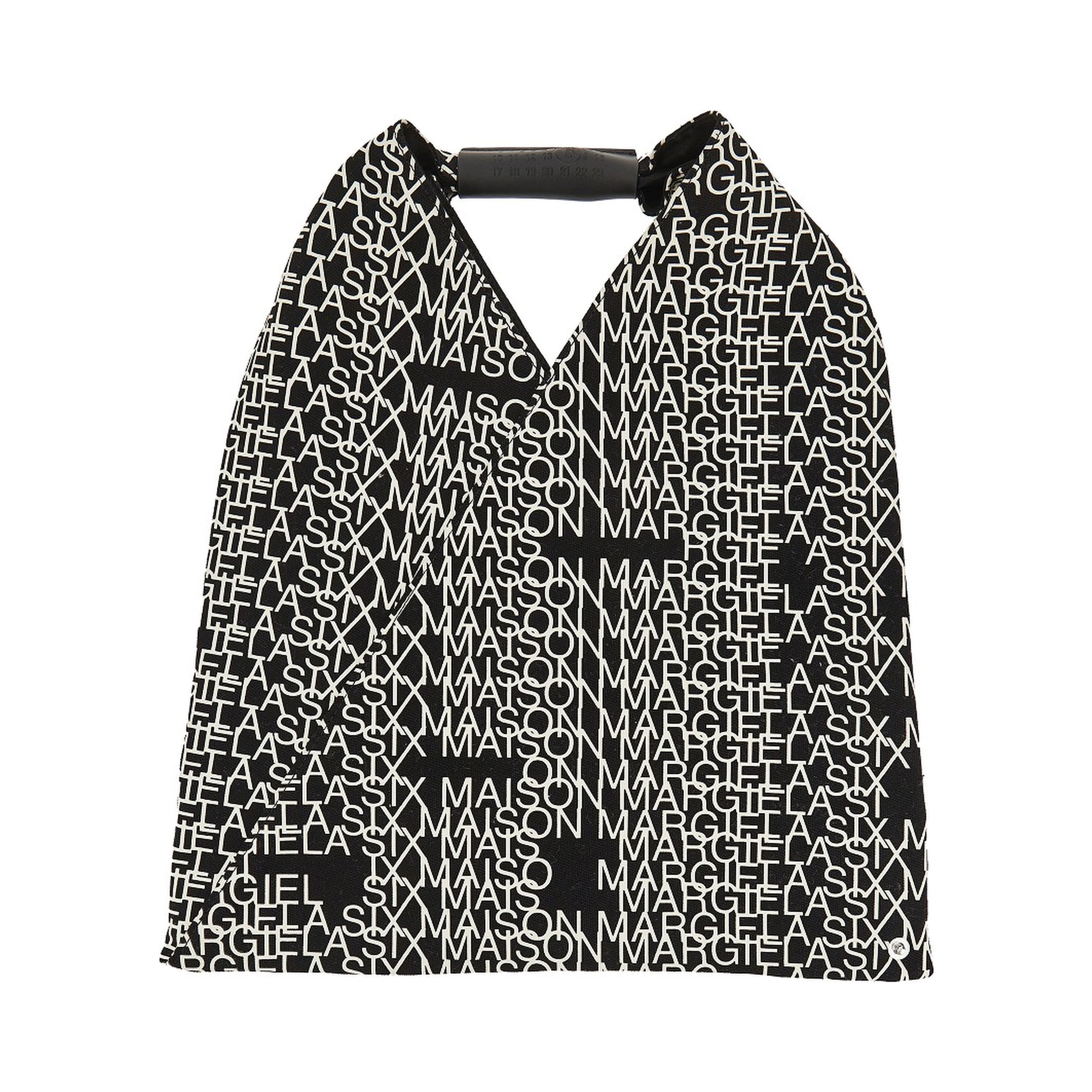 Printed canvas medium Japanese bag