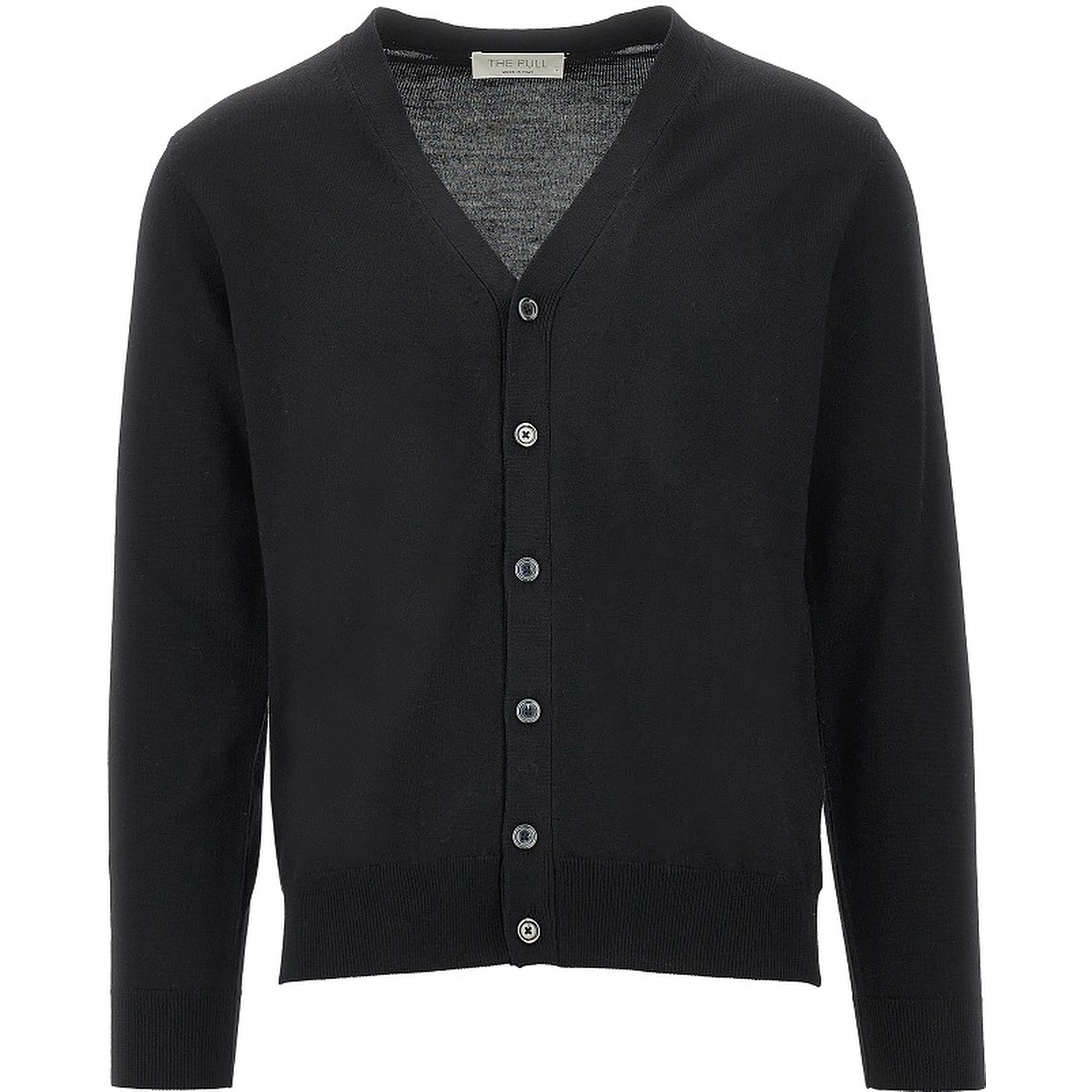 Merino wool knitted cardigan
