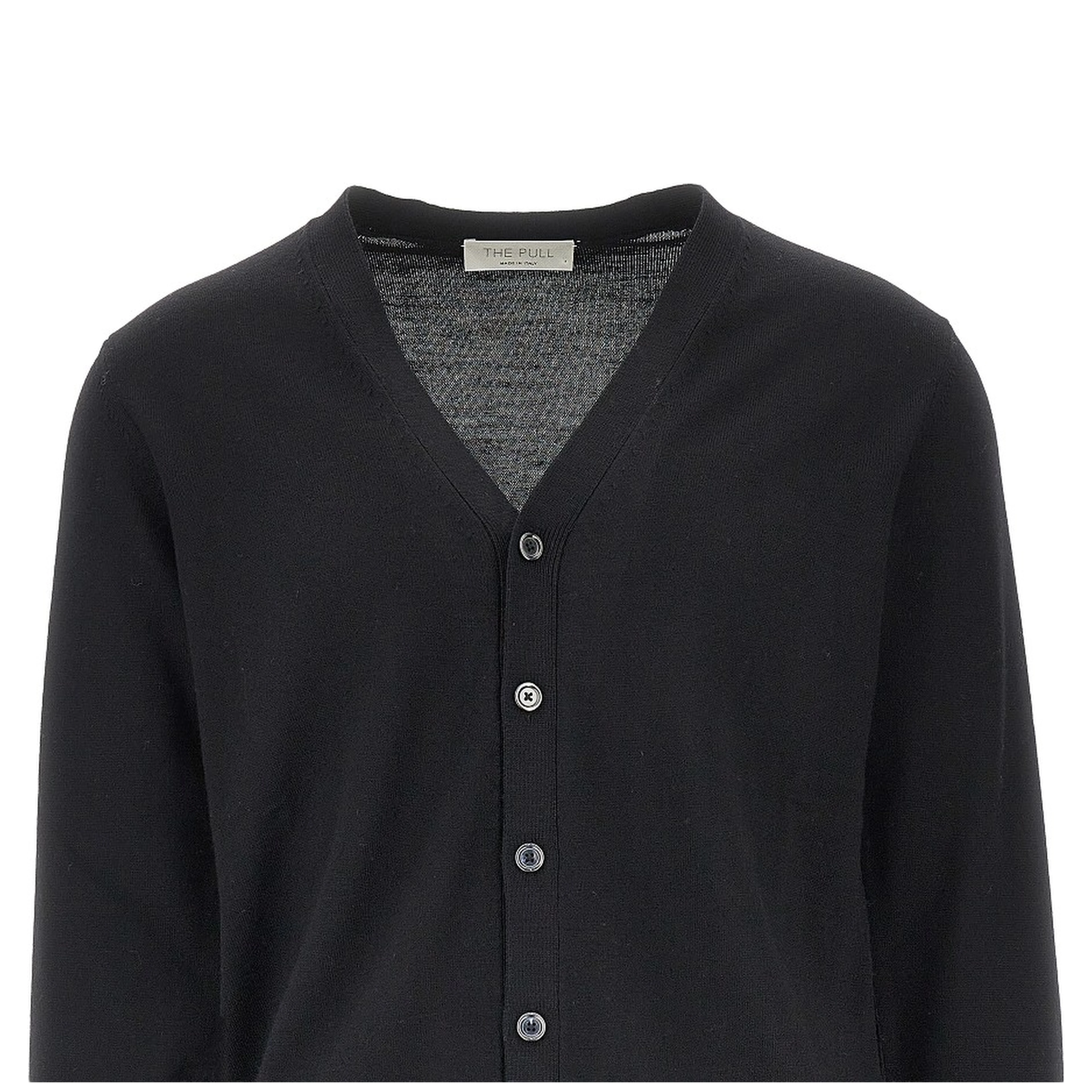 Merino wool knitted cardigan