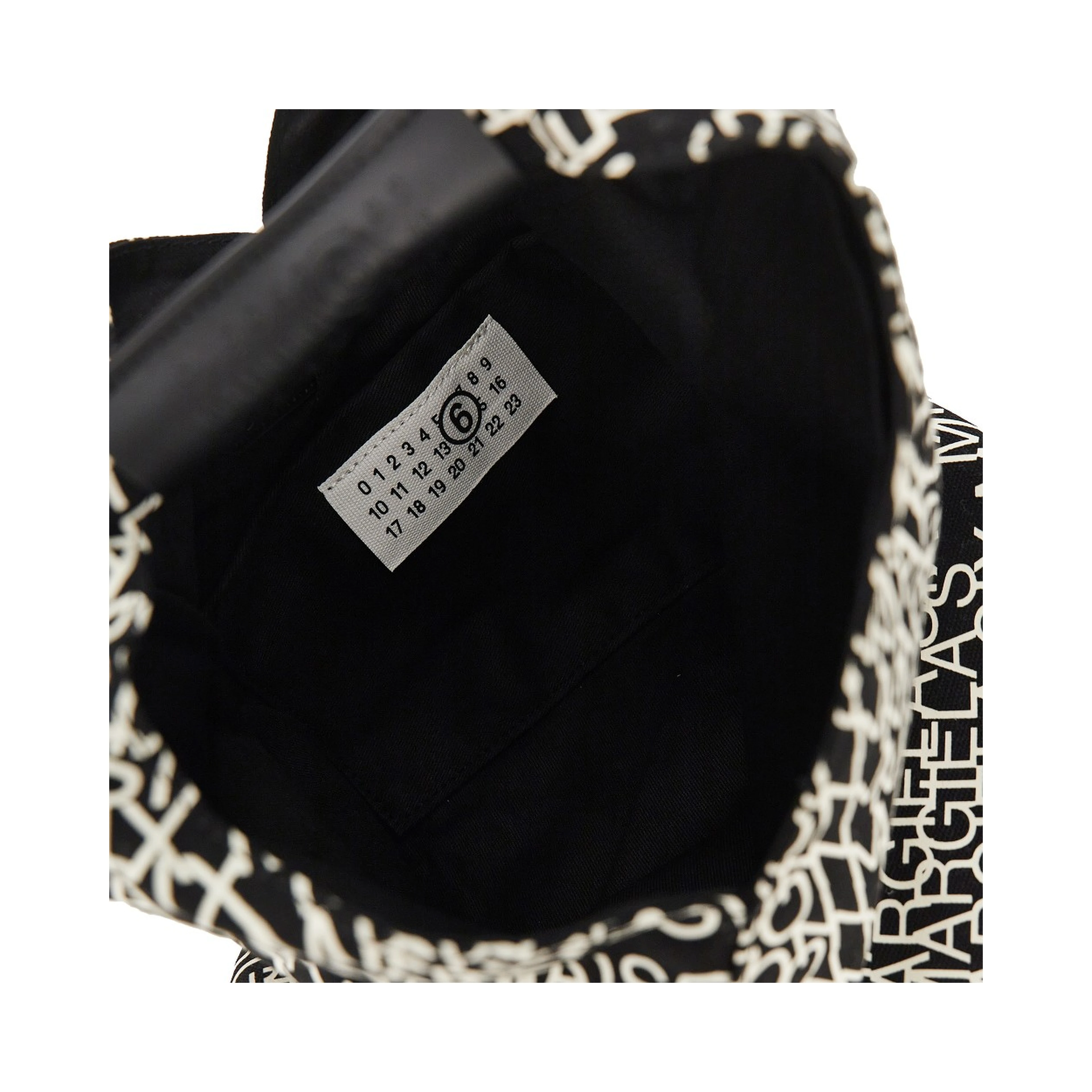 Printed canvas medium Japanese bag