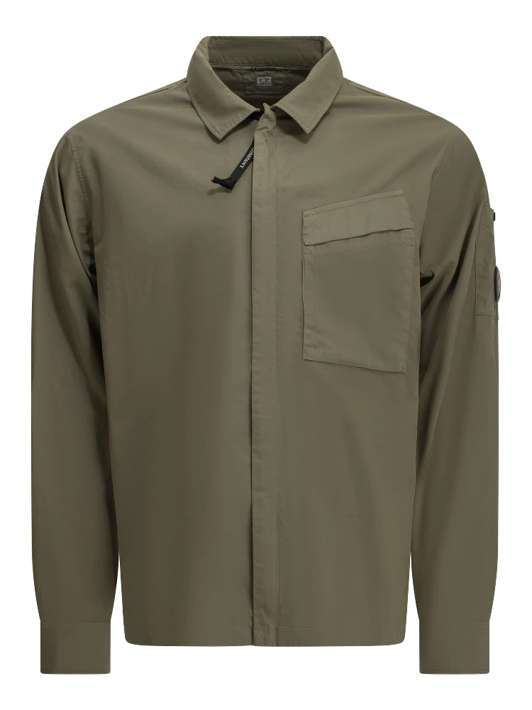 Overshirt Jacket with Logo