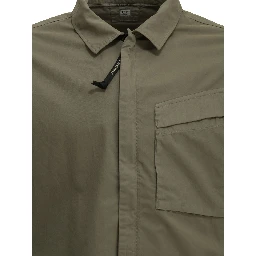 Overshirt Jacket with Logo