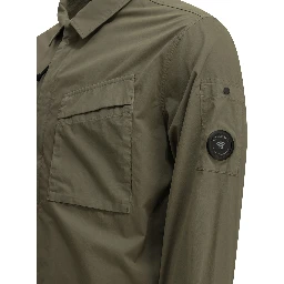 Overshirt Jacket with Logo