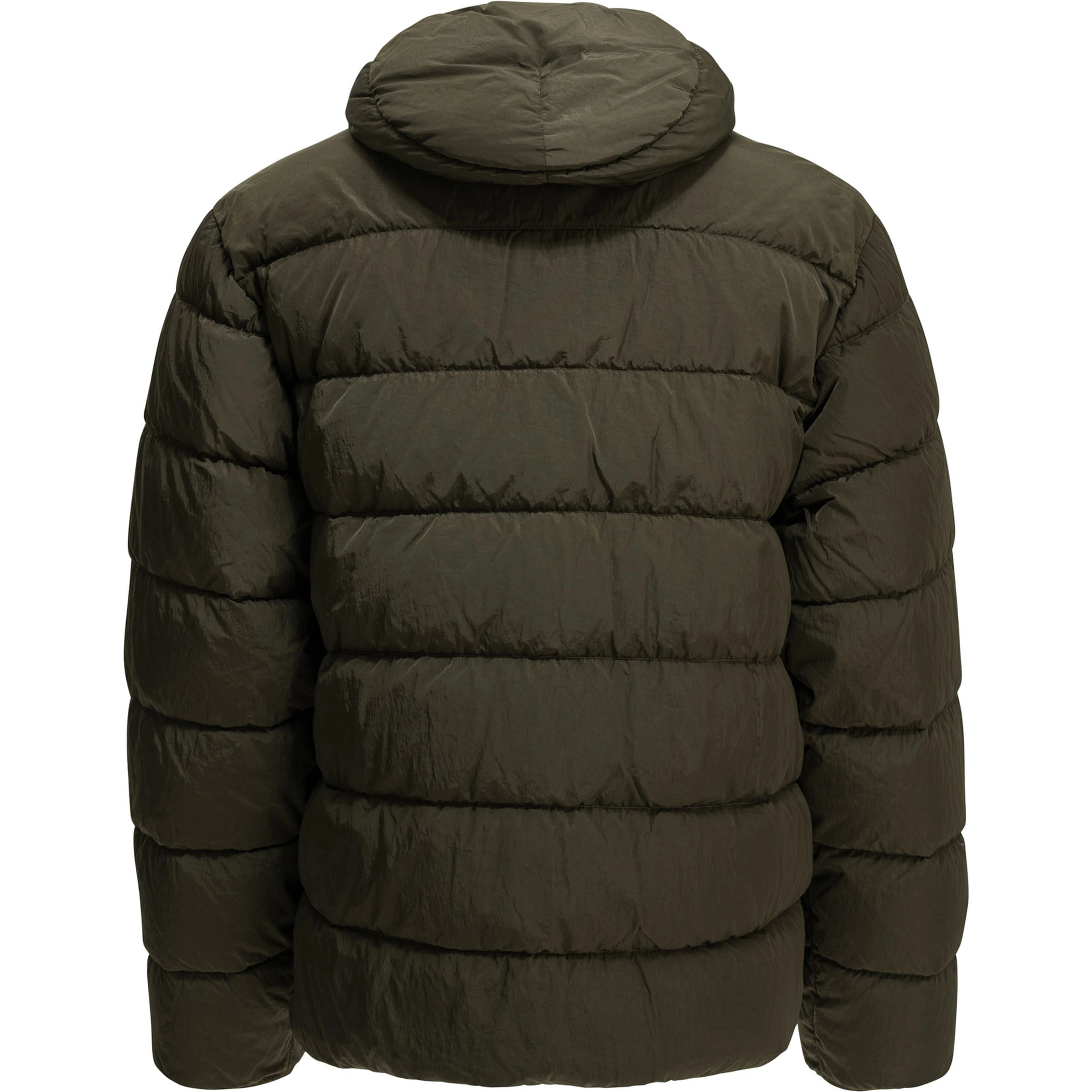 "Chrome-R Goggle" Short Down Jacket
