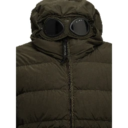 "Chrome-R Goggle" Short Down Jacket