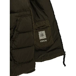 "Chrome-R Goggle" Short Down Jacket
