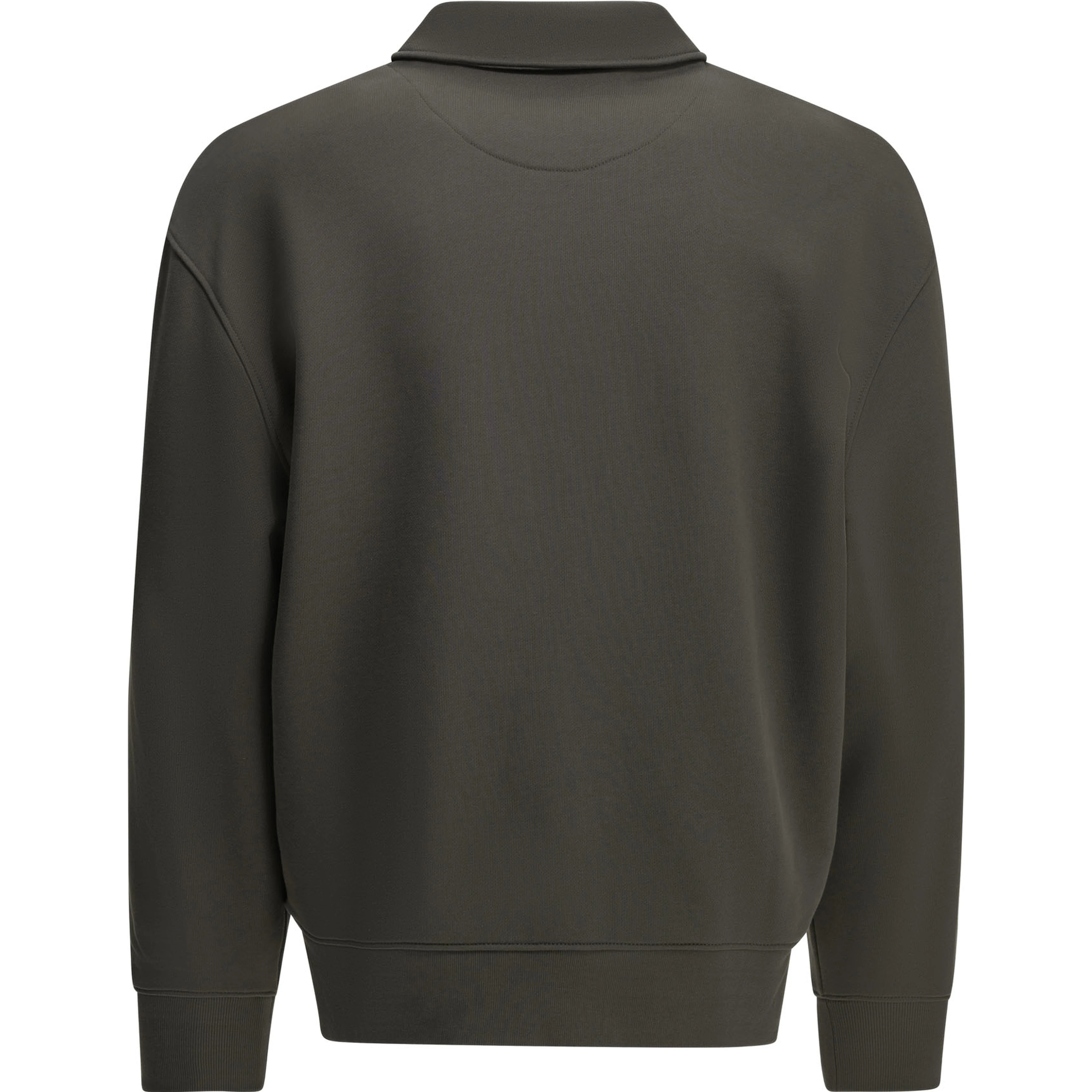 "Chillax Fox" Polo-Collar Sweatshirt