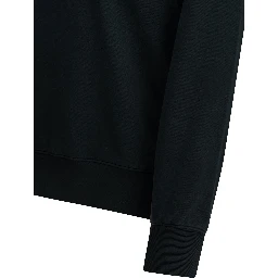 "Profile Fox" Polo-Collar Sweatshirt