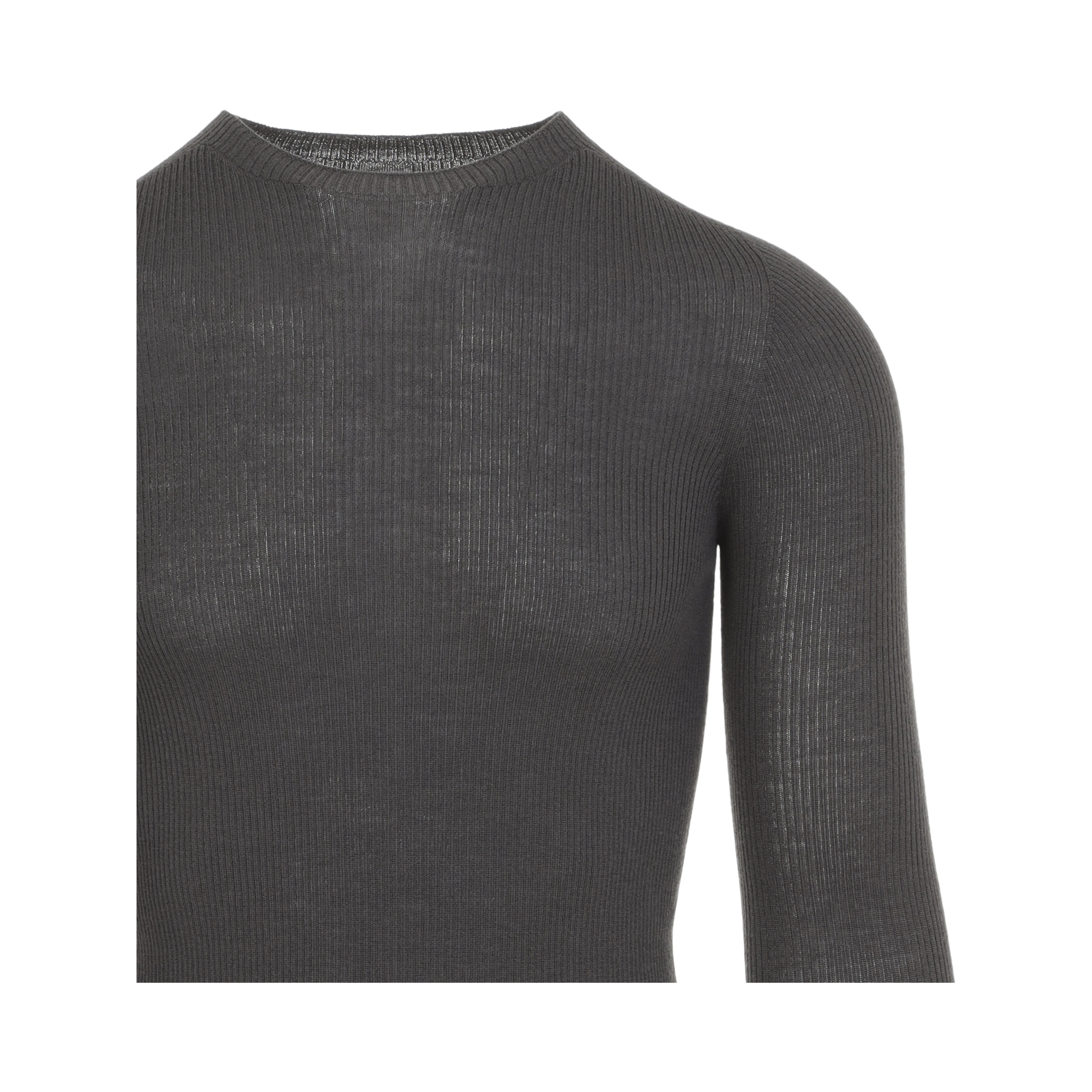 Rick Owens Ribbed Round Neck
