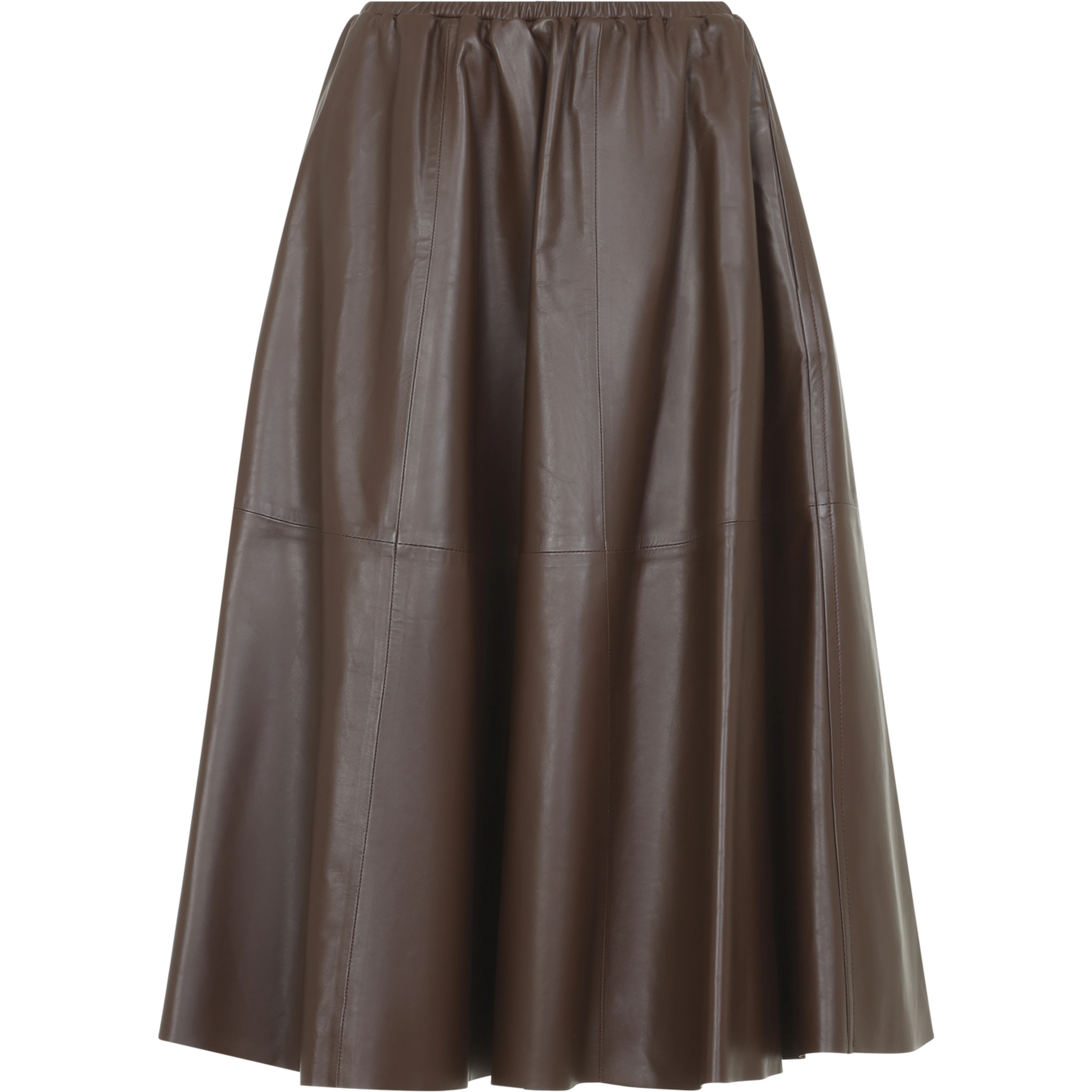 Alberta Ferretti Nappa Midi Skirt