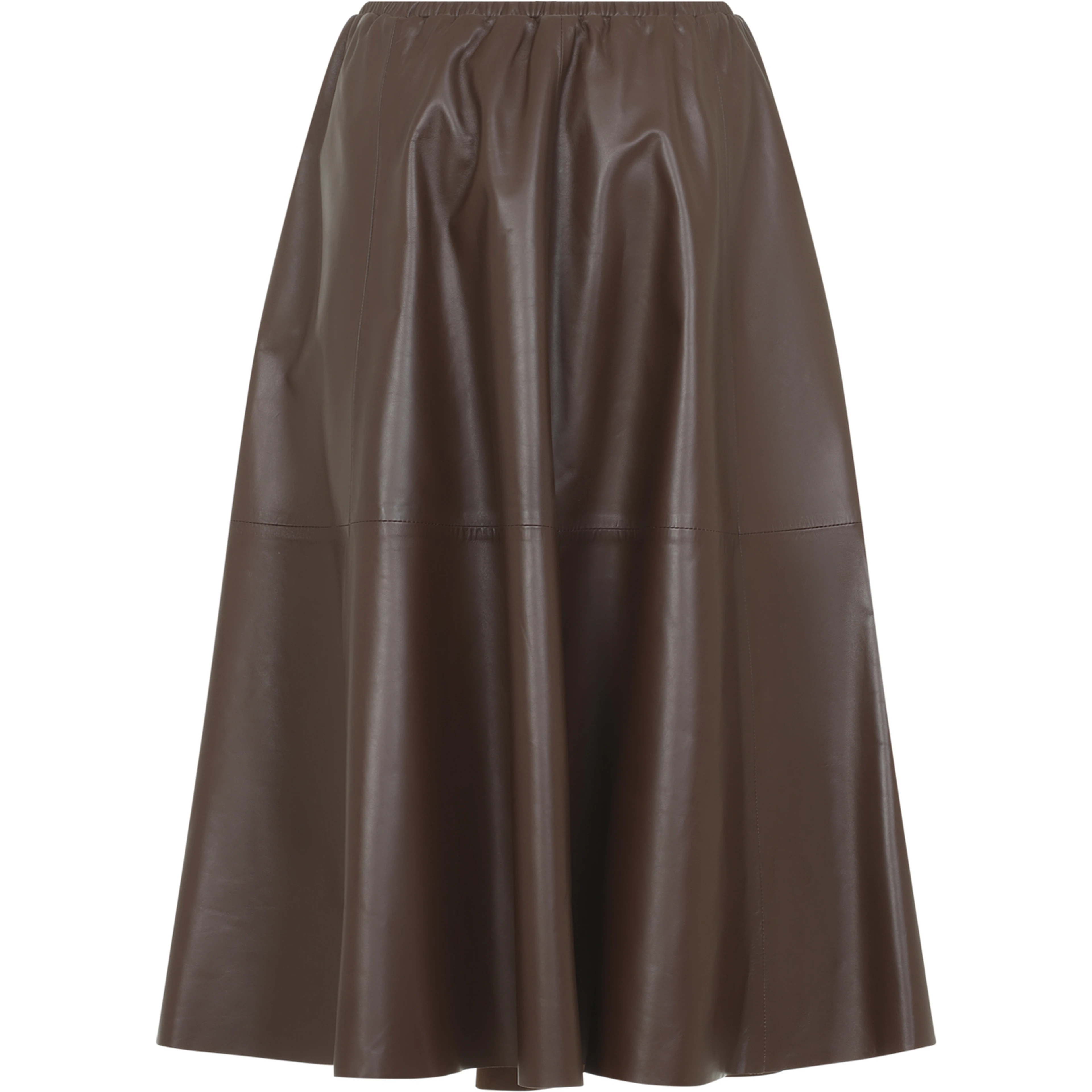 Alberta Ferretti Nappa Midi Skirt