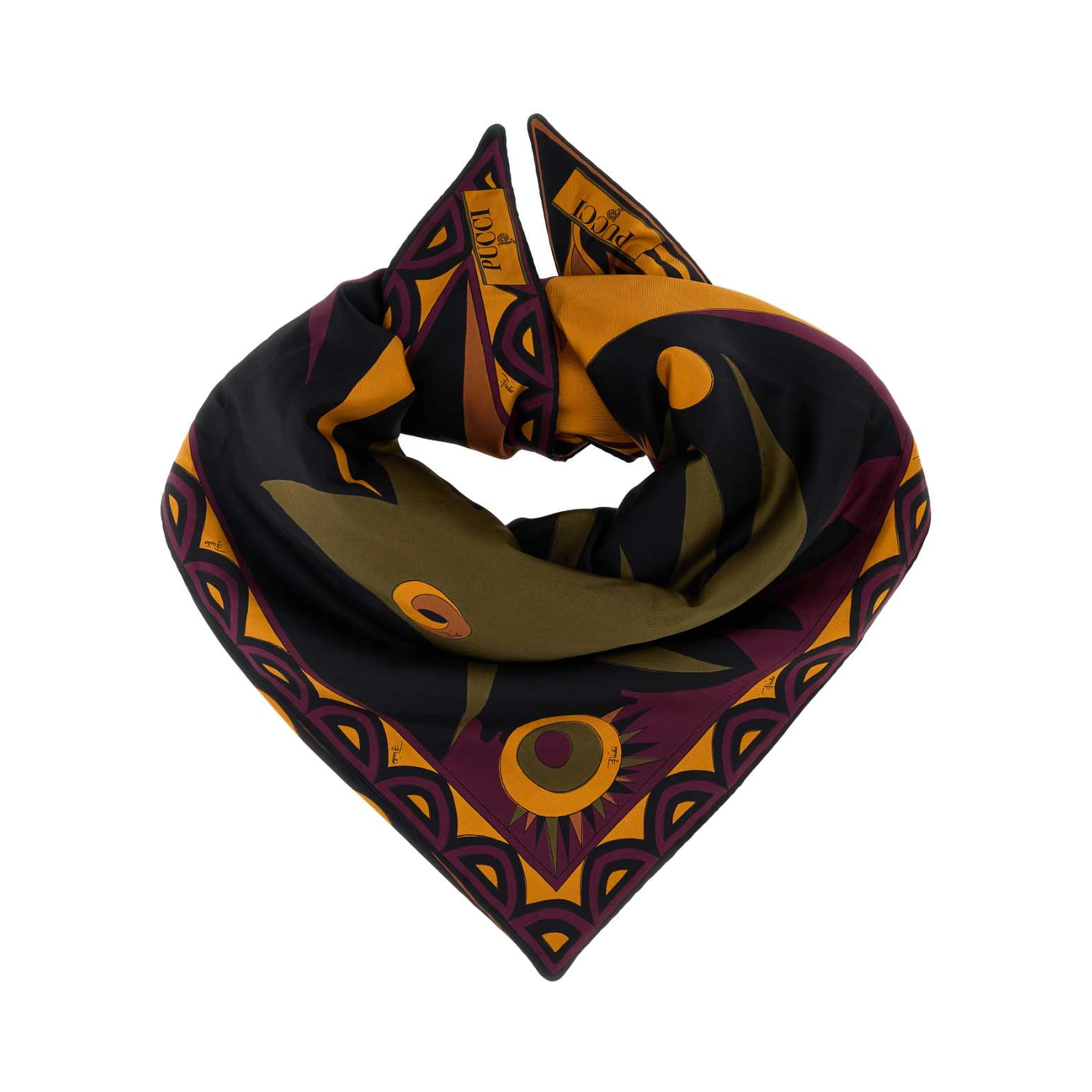 TRIANGOLO IMBOTTITO - SILK TWILL