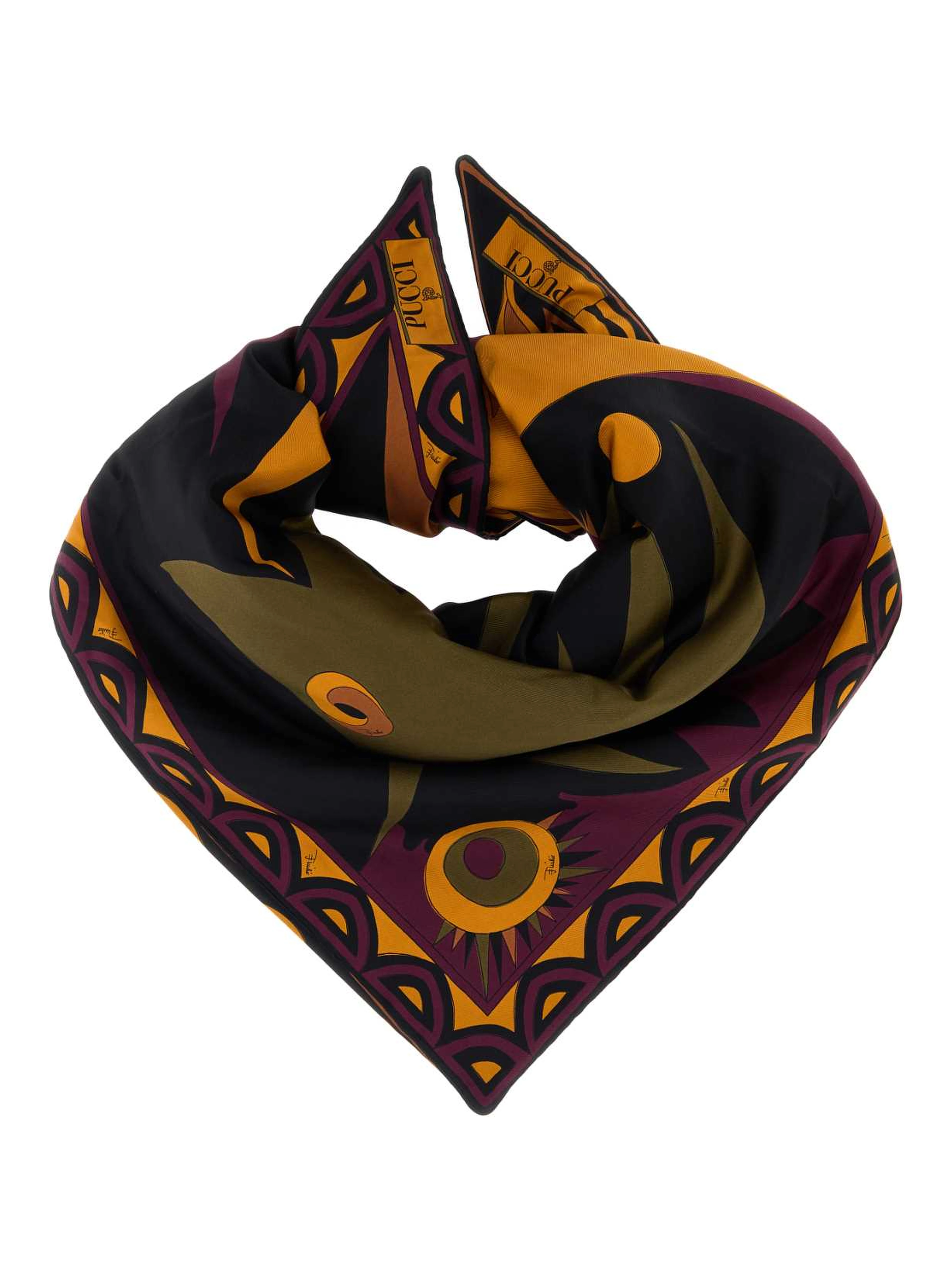 TRIANGOLO IMBOTTITO - SILK TWILL