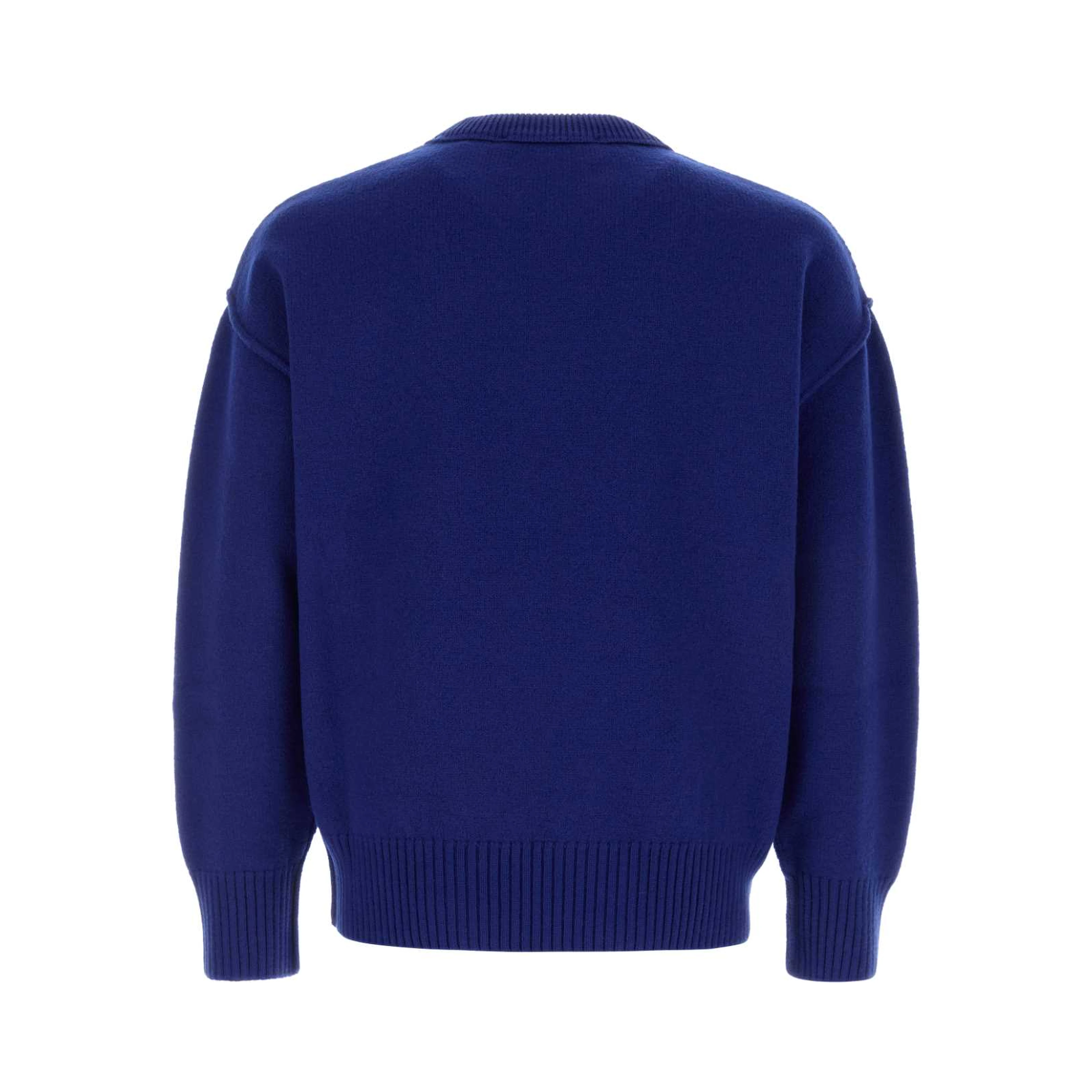QUOTA-CREWNECKSWEATERWITHCONTRASTEDAMIDECOEUR