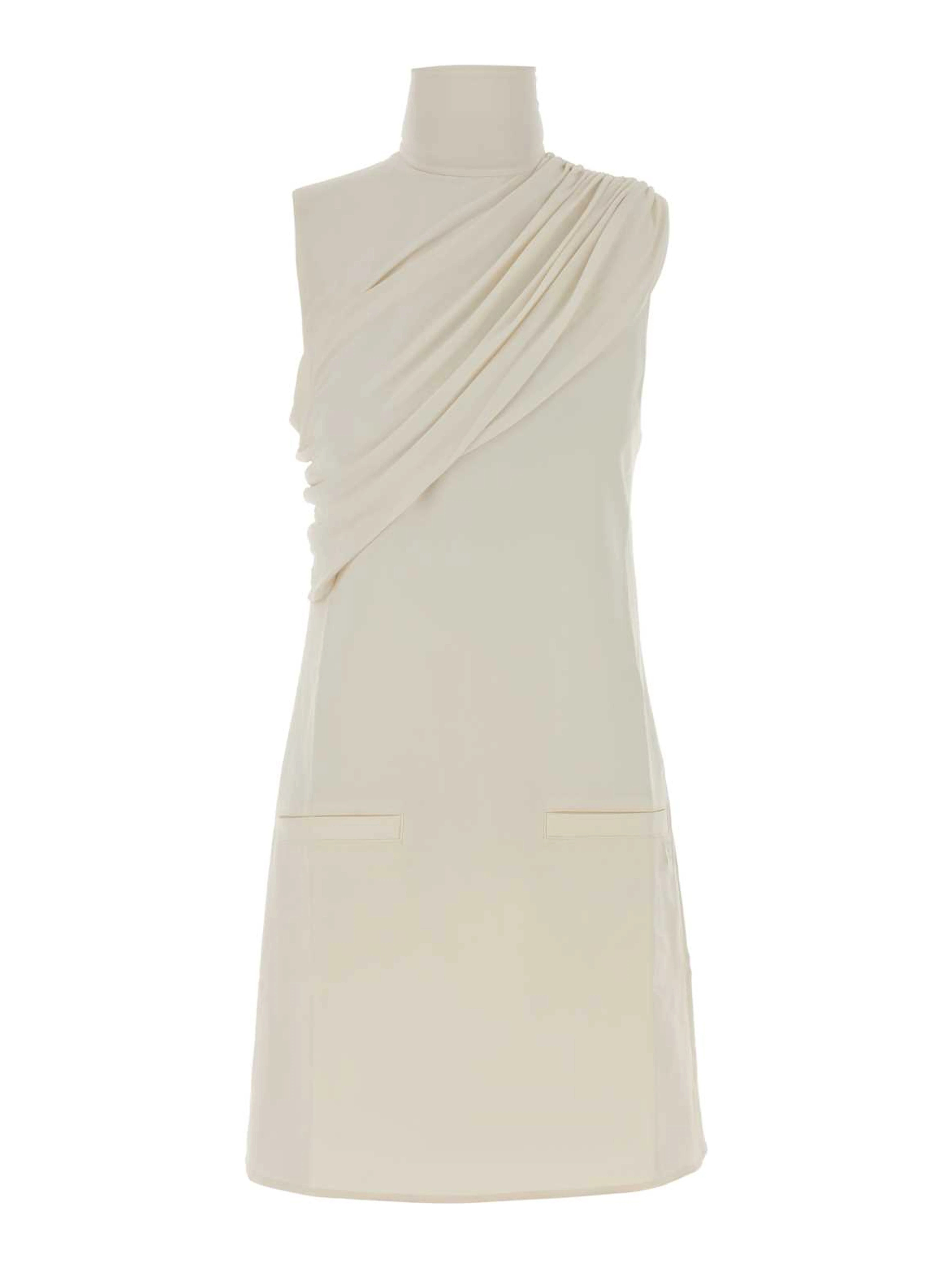 TWIST A-LINE SHORT DRESS