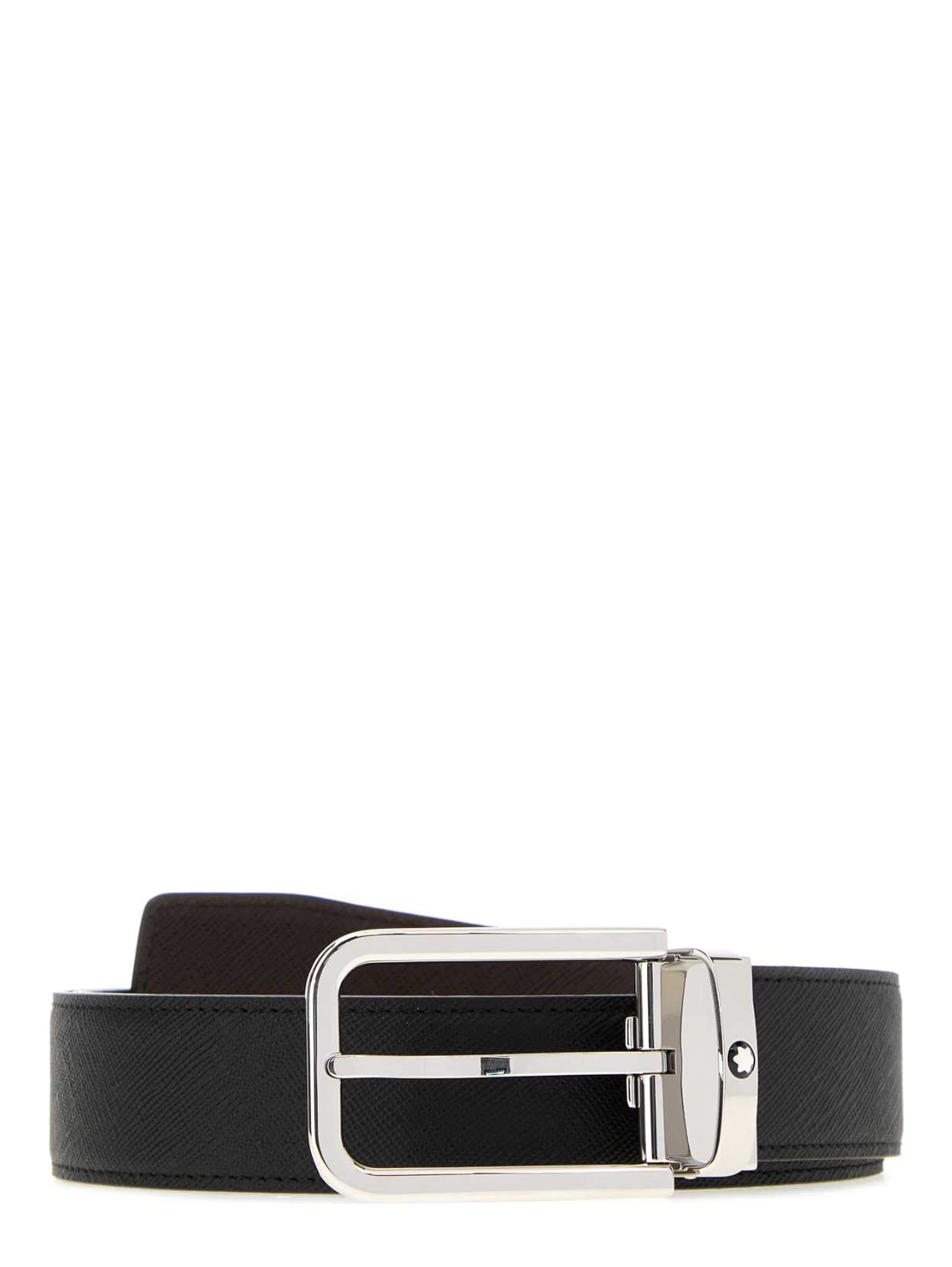 Rectangular 35 mm Belt in Sartorial Leather