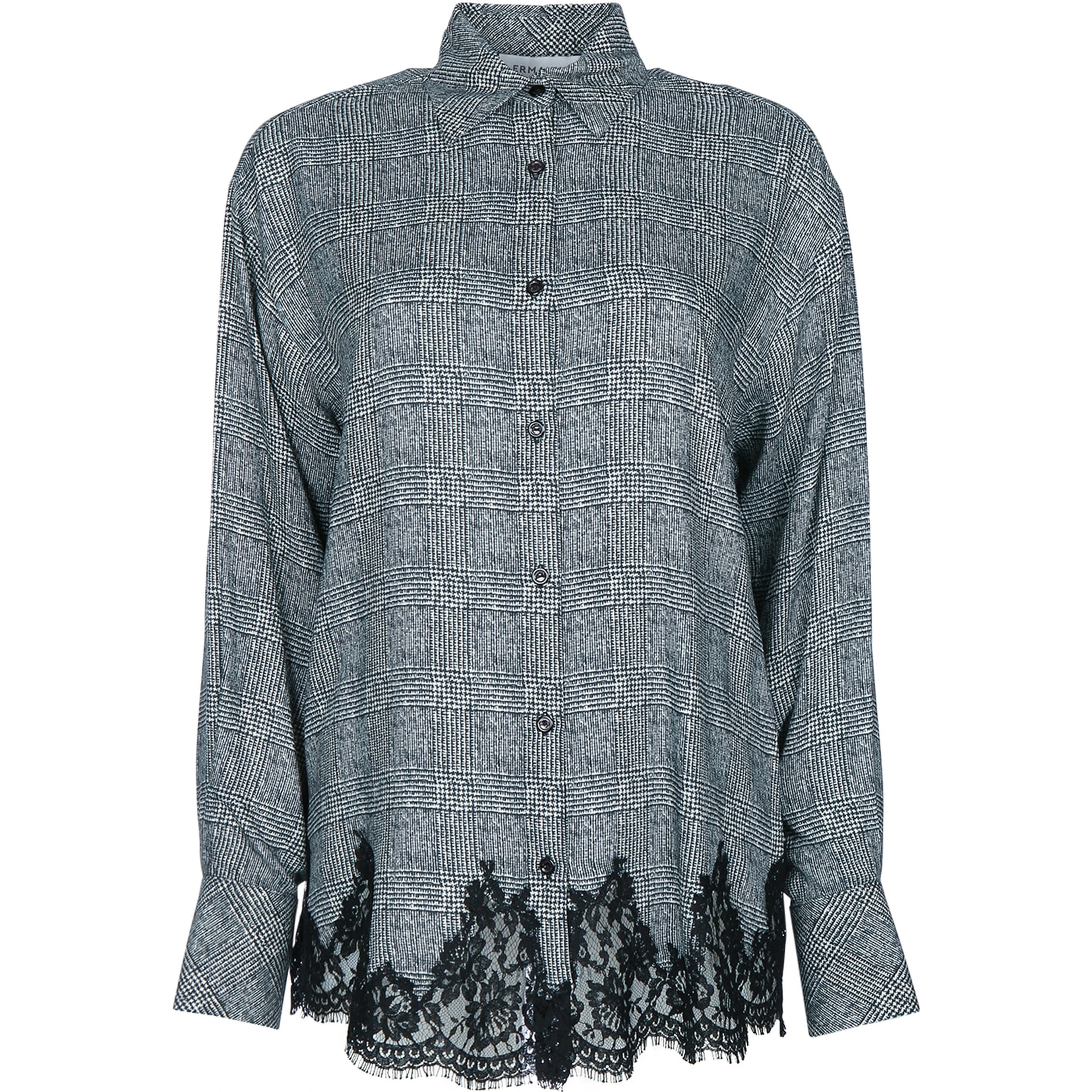 CAMICIA CON PIZZO CHECK