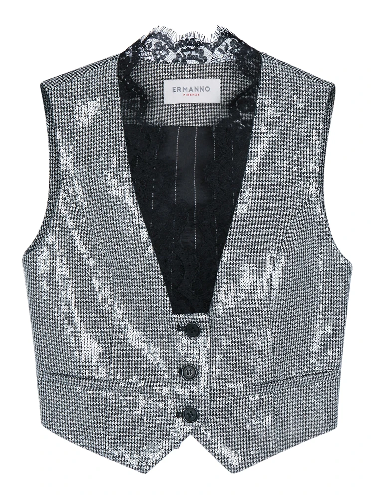 GILET PAILLETES