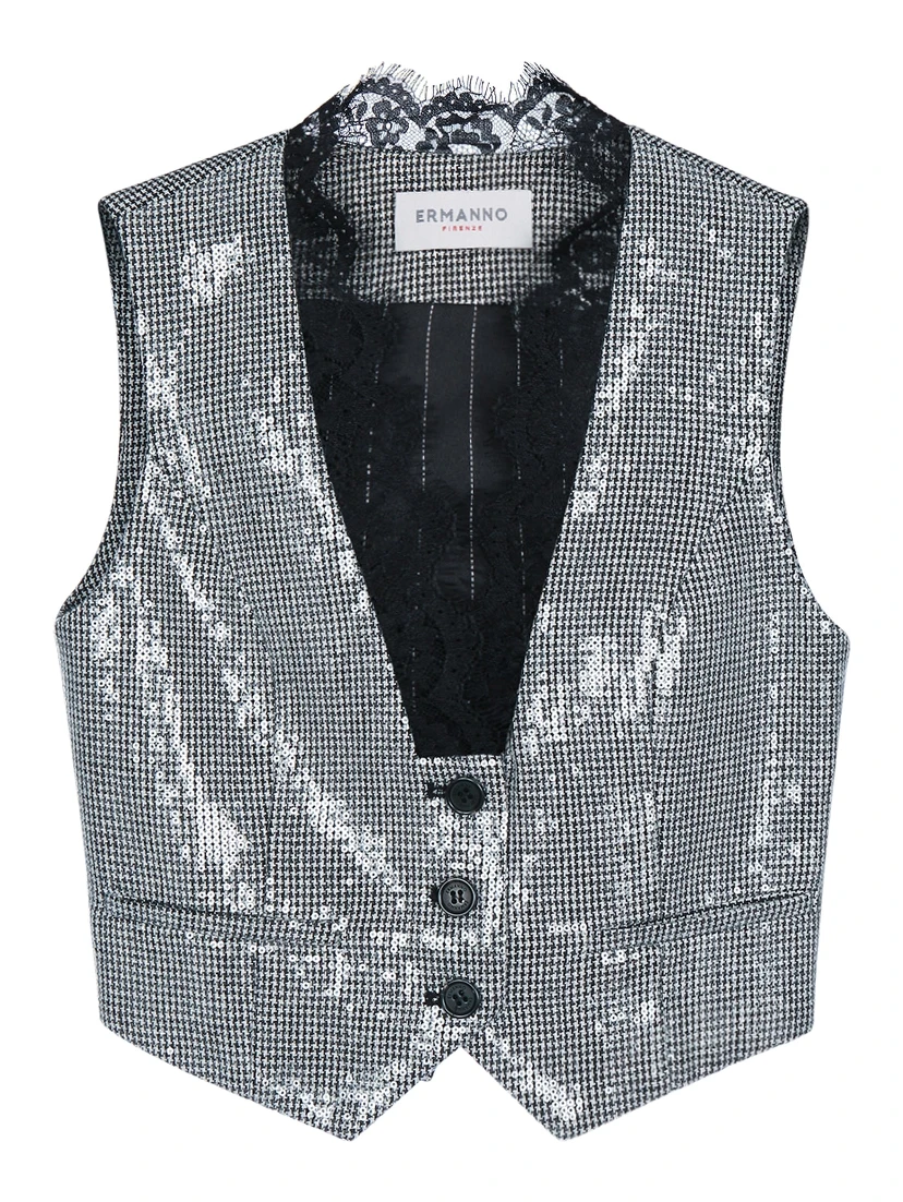 GILET PAILLETES