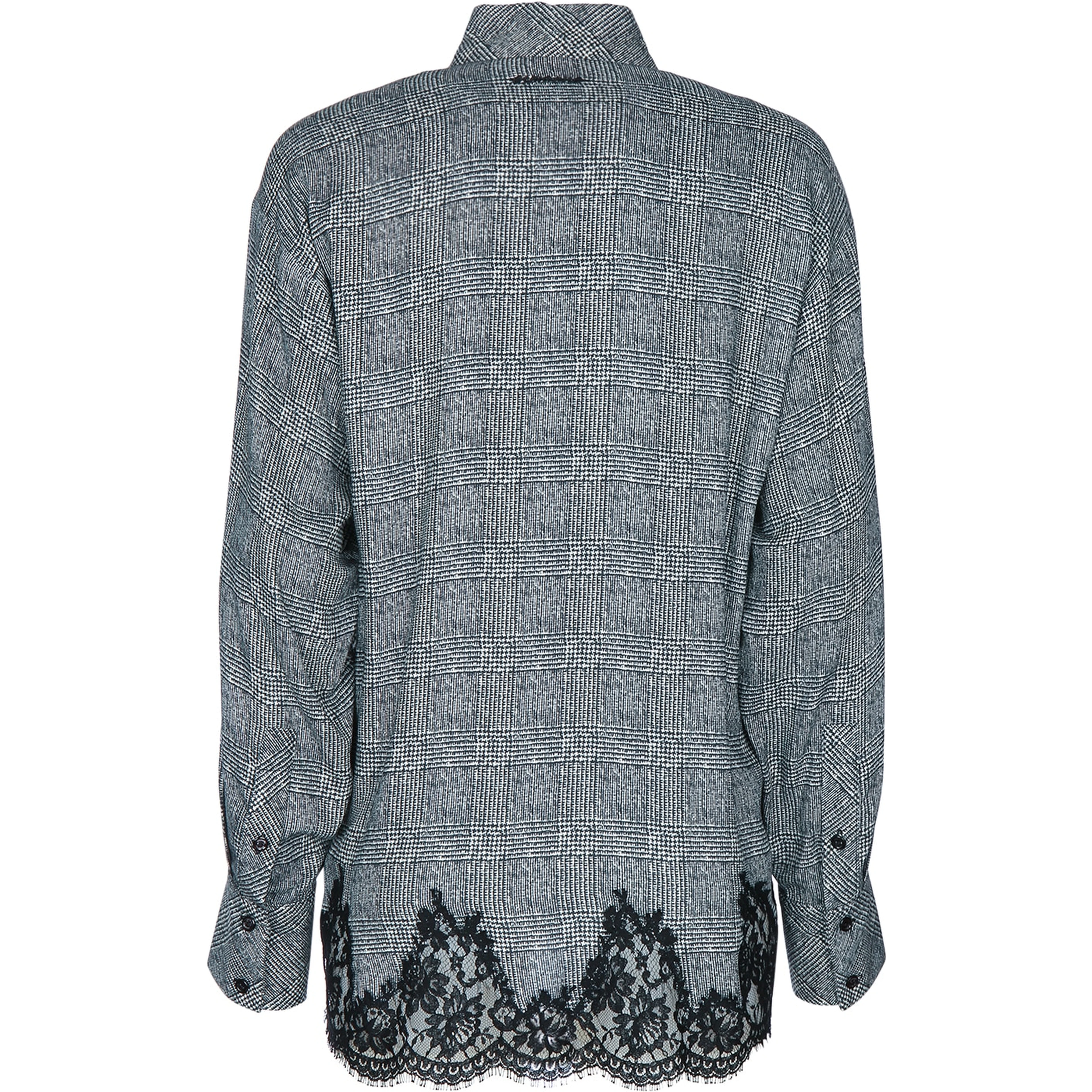 CAMICIA CON PIZZO CHECK