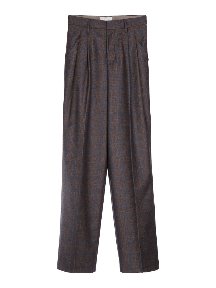 PANTALONE WIDE LEG QUADRO