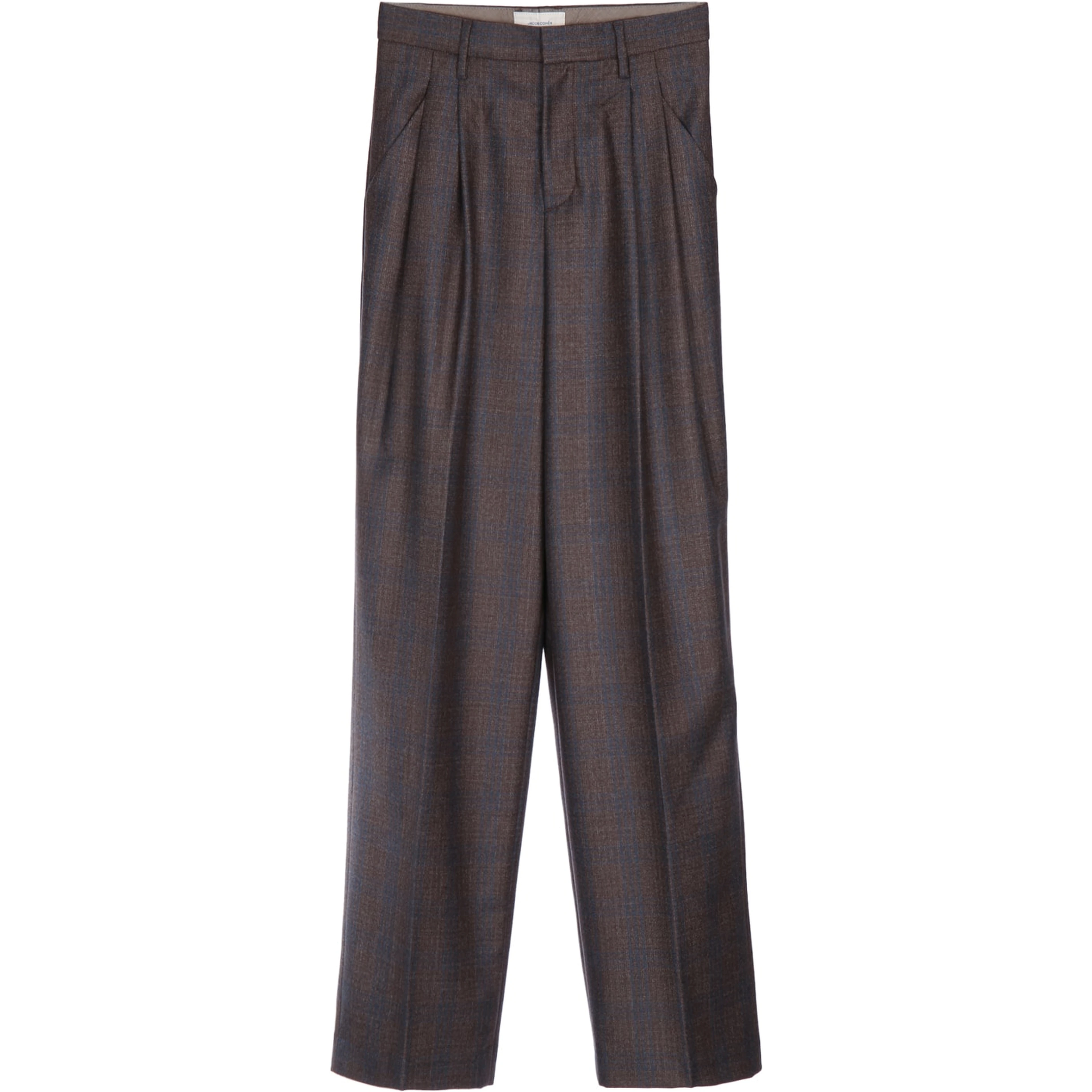 PANTALONE WIDE LEG QUADRO