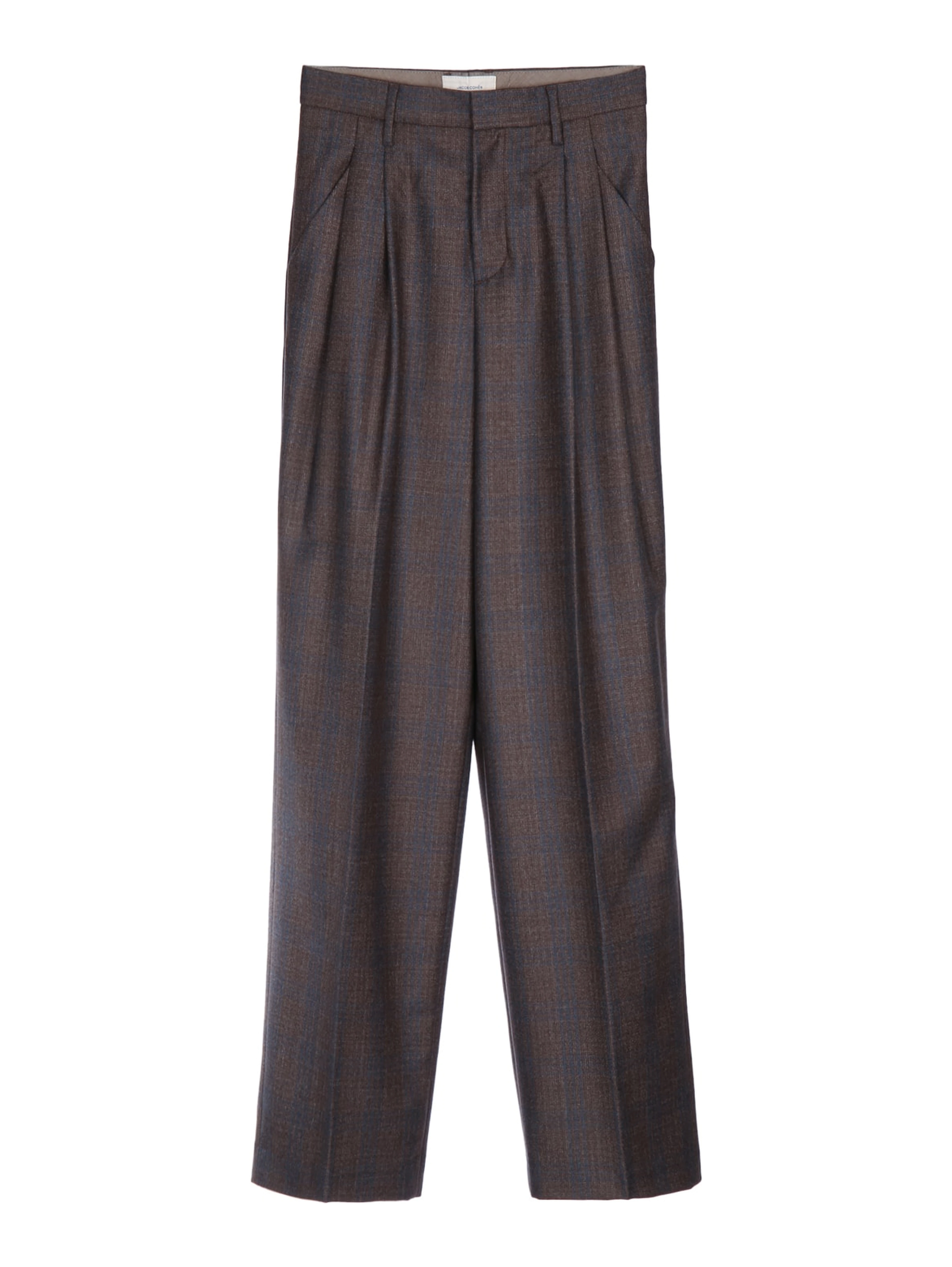 PANTALONE WIDE LEG QUADRO
