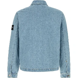 BIKER JACKET - BLUE LIGHT WASH