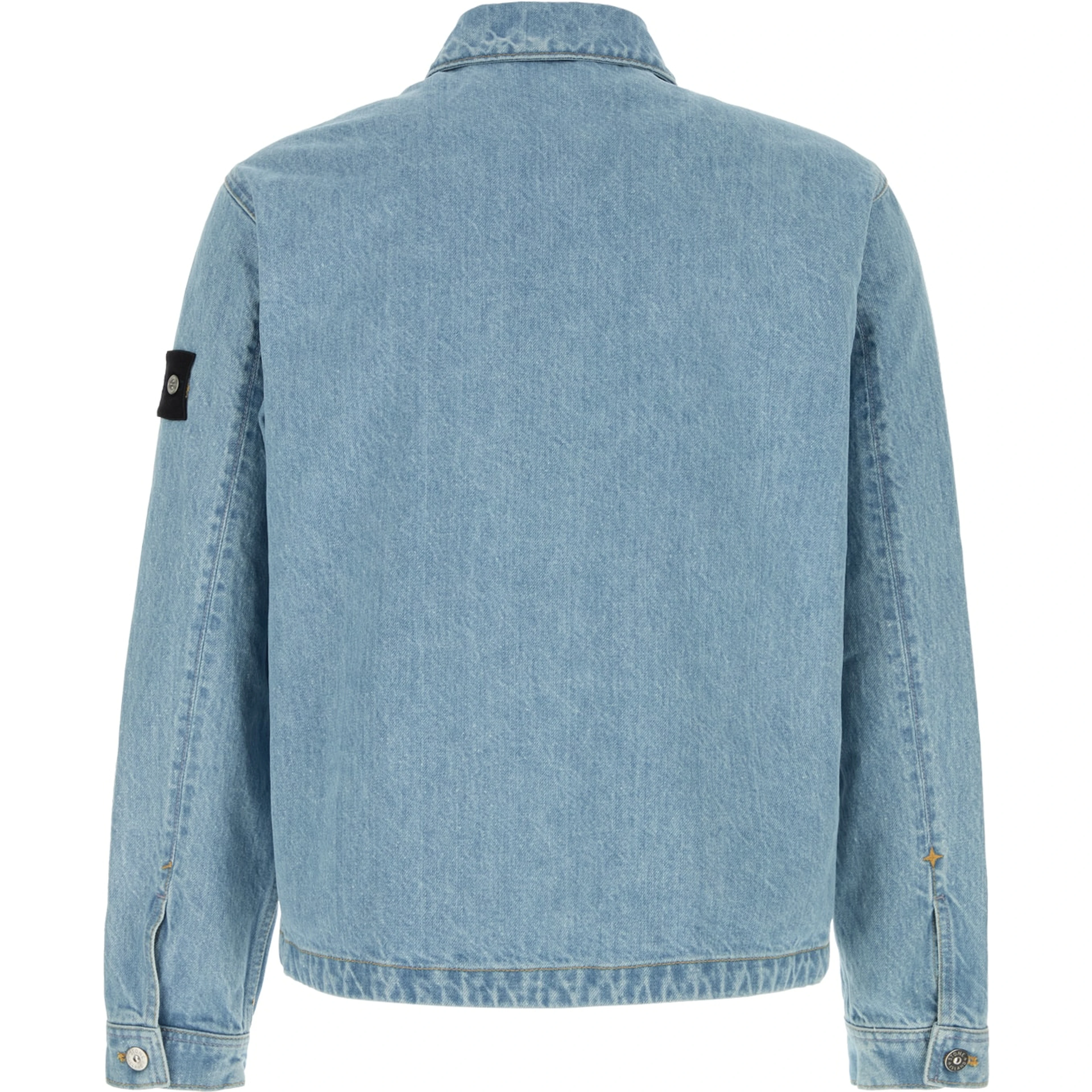 BIKER JACKET - BLUE LIGHT WASH