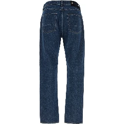 TROUSERS - BLUE MEDIUM WASH