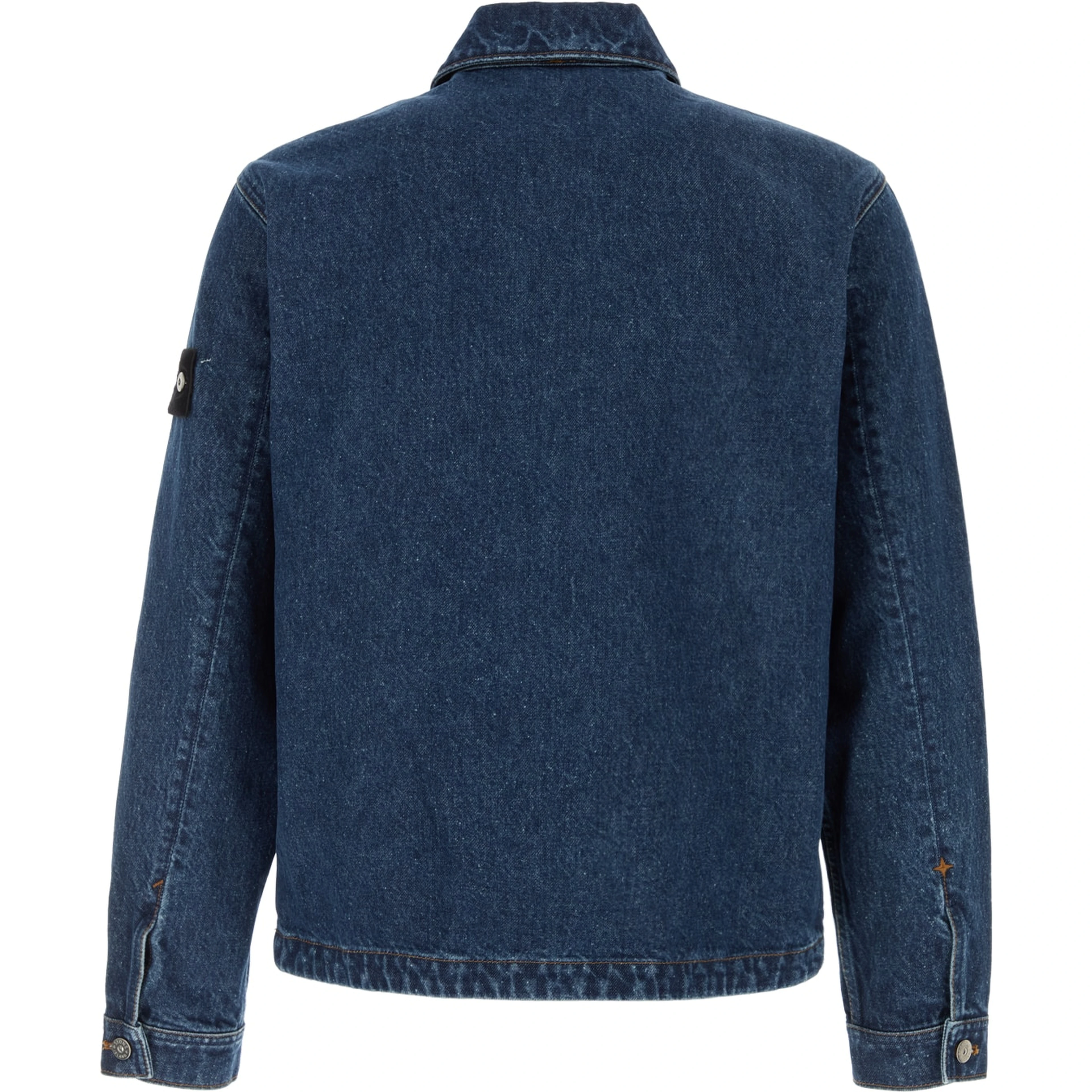 BIKER JACKET - BLUE MEDIUM WASH
