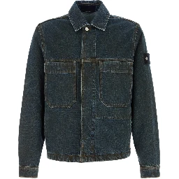 BIKER JACKET - BLUE BLACK