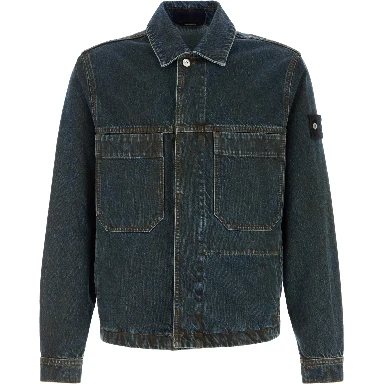 BIKER JACKET - BLUE BLACK