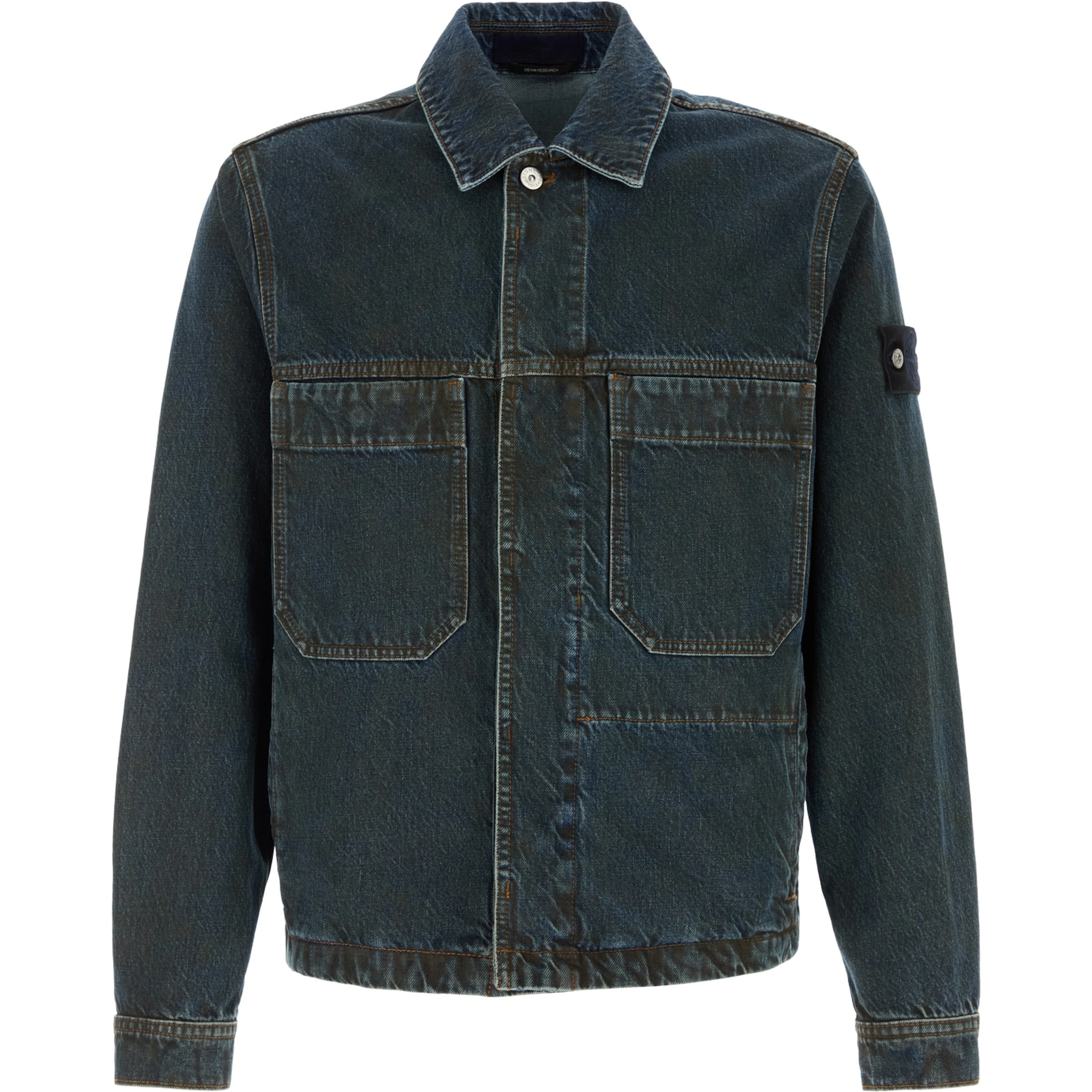 BIKER JACKET - BLUE BLACK