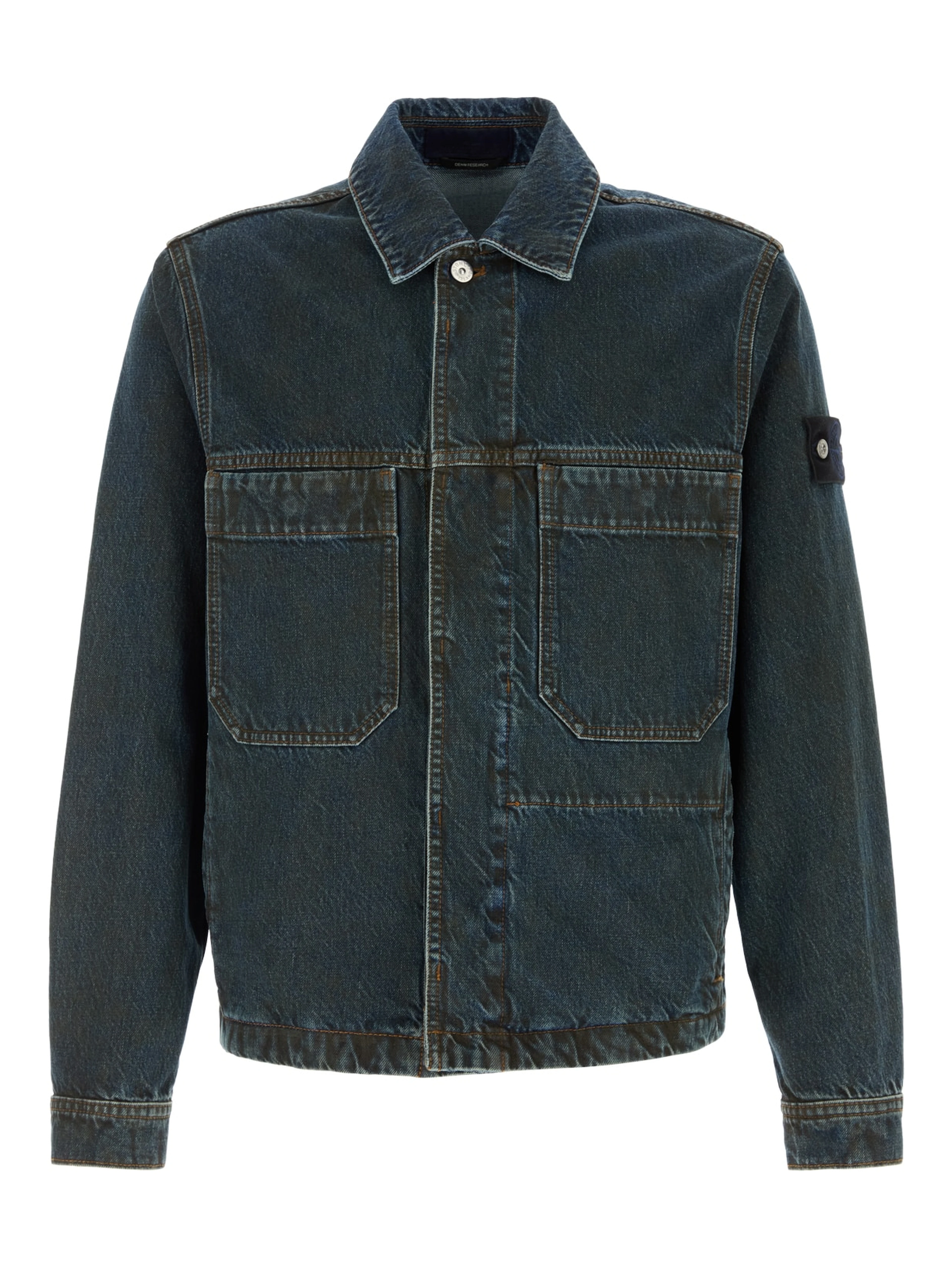 BIKER JACKET - BLUE BLACK