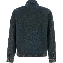 BIKER JACKET - BLUE BLACK