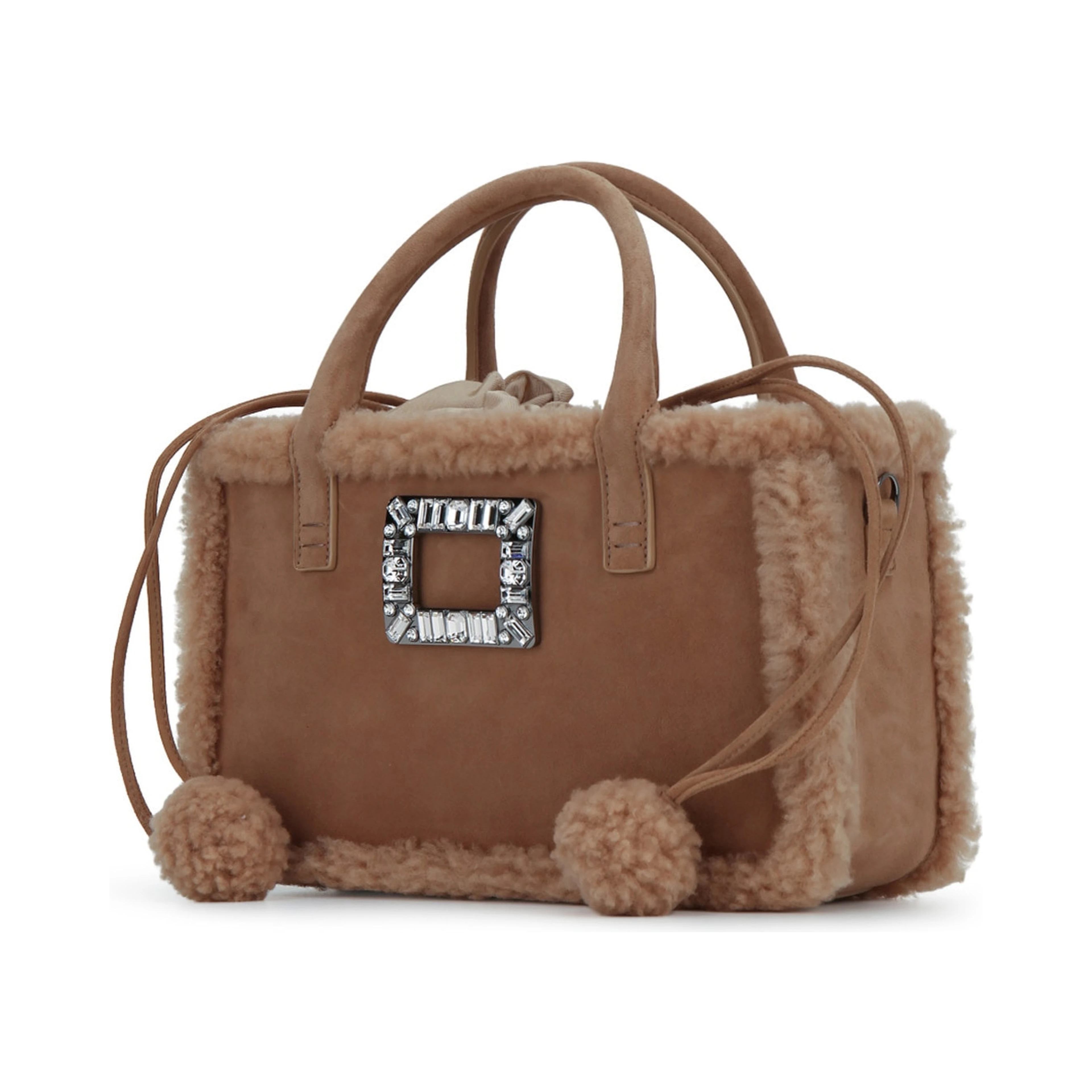 VIV' SKATE SHEARLING TOP HANDLE